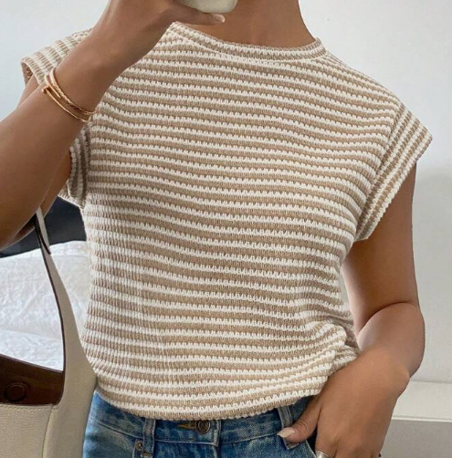 Blusa casual tejida 